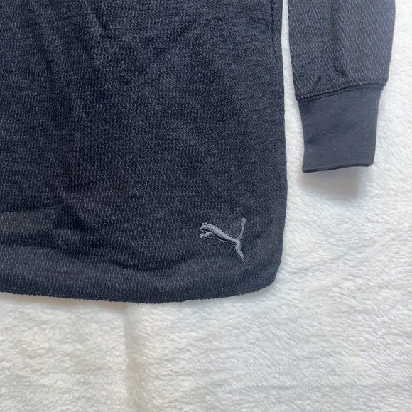 Puma Shirt Mens Size XL Gray Long Sleeve Lightweight Athletic Casual Loose - Picture 2 of 6